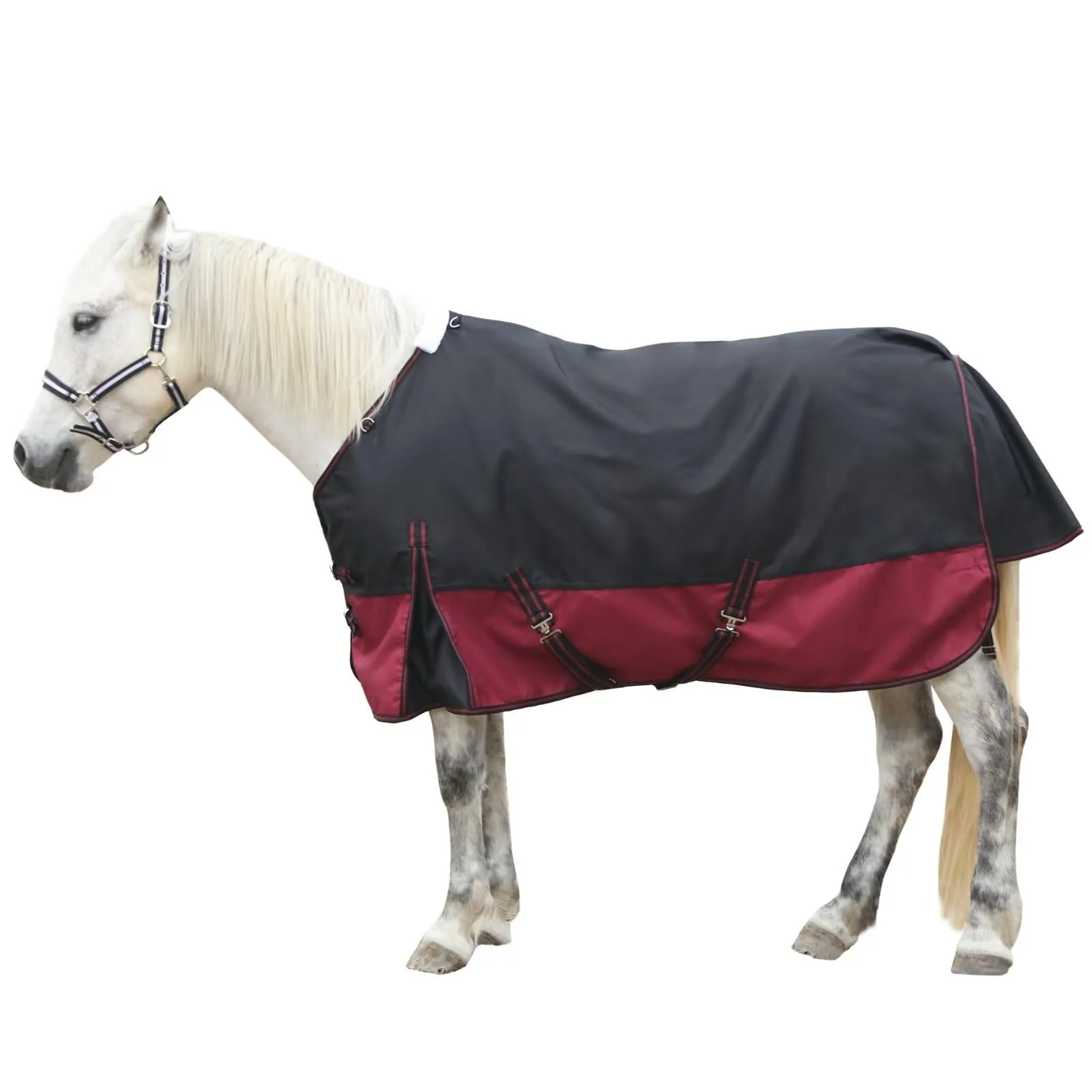High-Quality LEAFOREST 1200D Turnout Horse Blanket – Waterproof Breathable 200g Fill 78in Fast