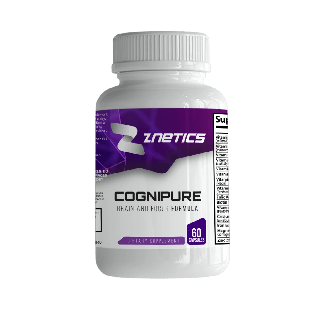 Green Cognipure Brain Focus Botanical Supplement ZNETICS Environmentally Friendly