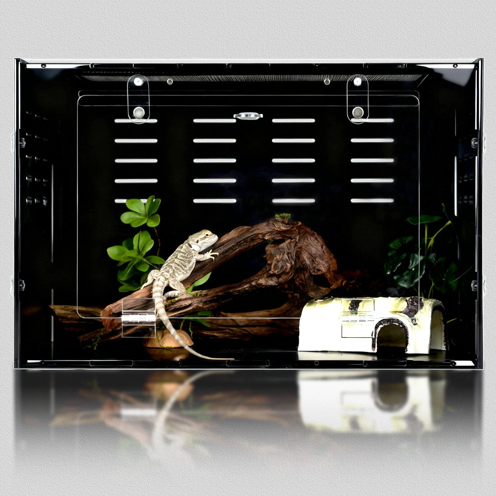 Traditional maiyuolg 10 Gallon Reptile Tank – Reptile Enclosure for Leopard Geckos Snakes Bearded Dragons Advanced