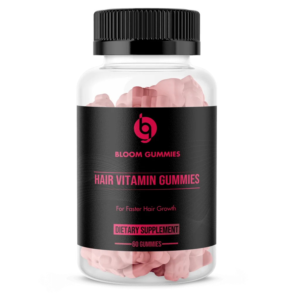 Safe Hair Vitamin Gummies – Biotin Zinc Essential Vitamins BLOOM by ZNETICS Next-Generation