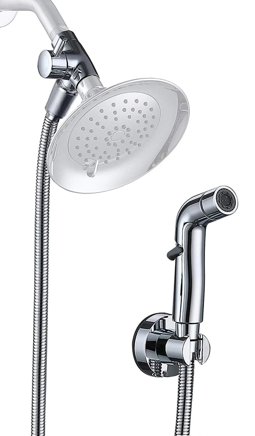 Eco-Friendly G-Promise Dog Shower Sprayer Attachment — Fast Indoor Pet Bath Chrome Recyclable