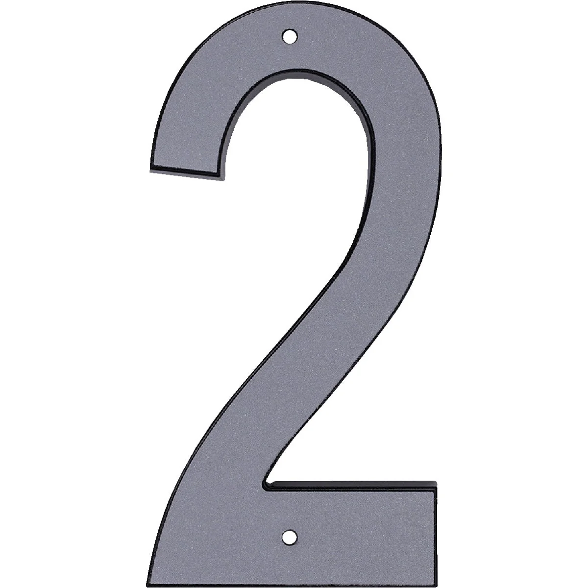 Official Hy-Ko 4 In. Reflective Plastic Number 2 Prestigious