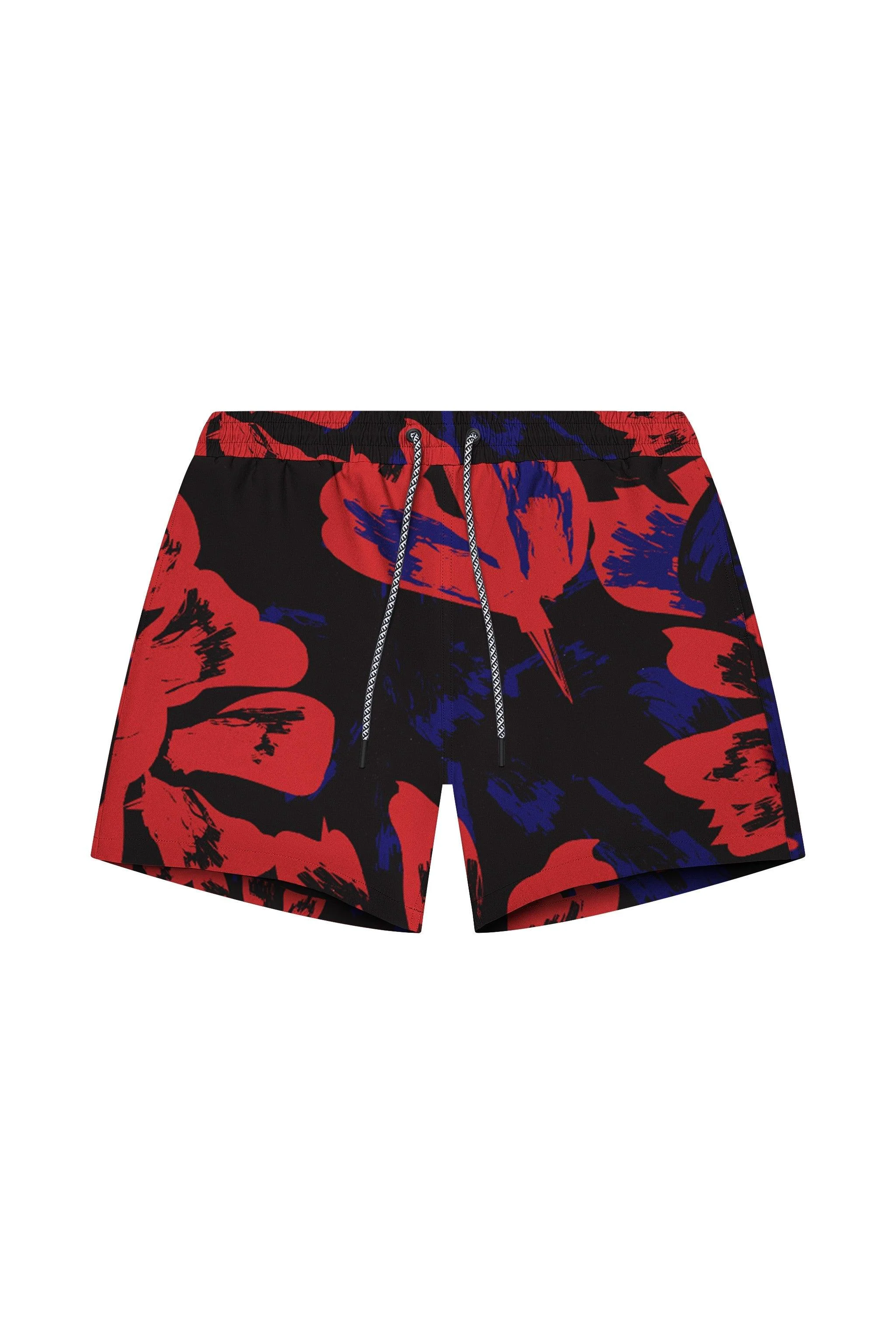 Soft Tulum 5-Inch Swim Trunk – Red Vintage Floral Quality