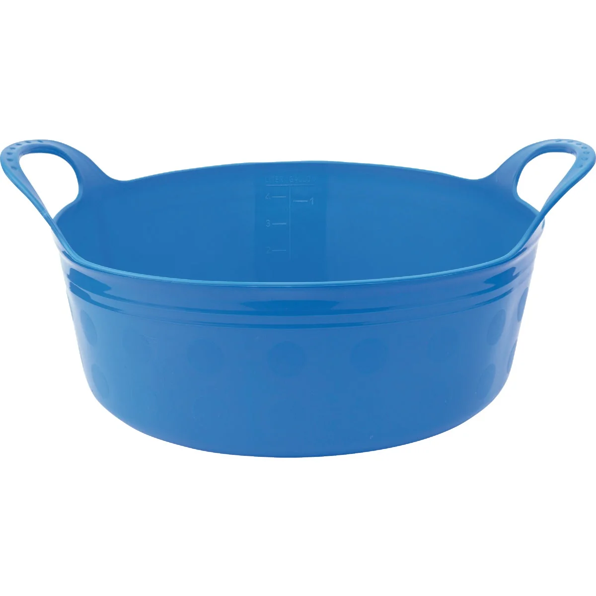 Minimalist Tuff Stuff 5 Qt. Sky Blue Plastic Flex Tub Durable