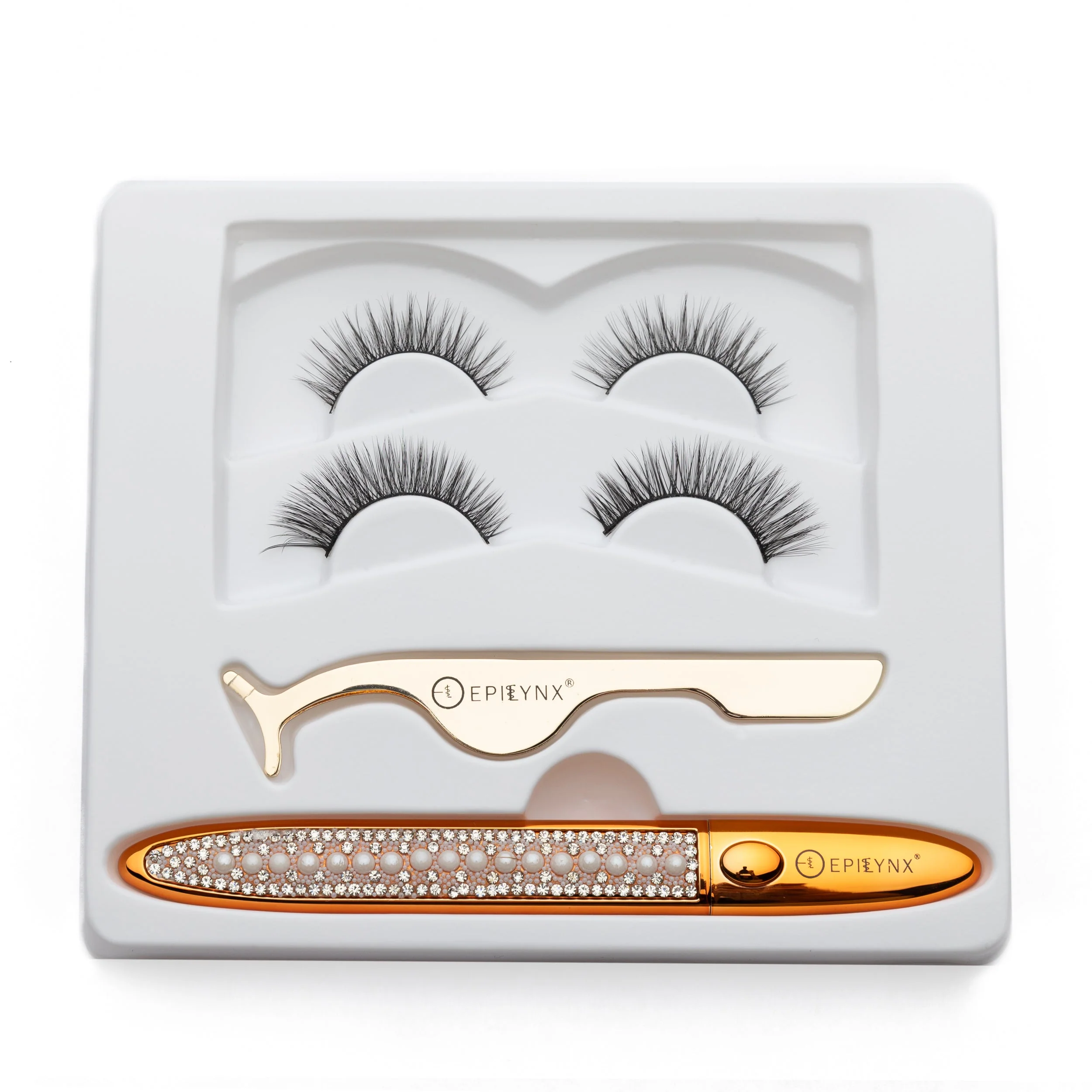 Fashionable No-Glue Magnetic Lash Kit for Sensitive Eyes Green