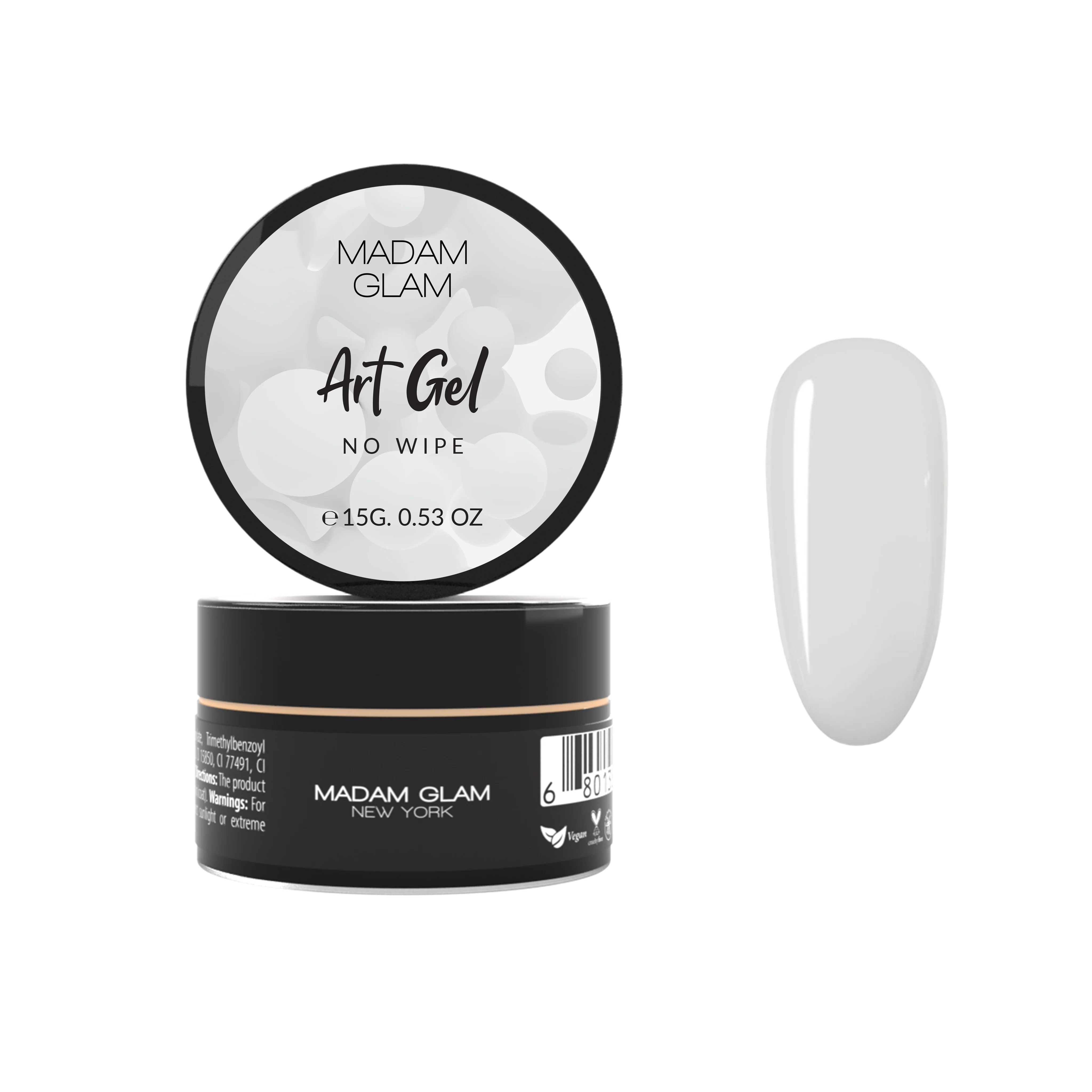Solid No Wipe Art Gel Smooth