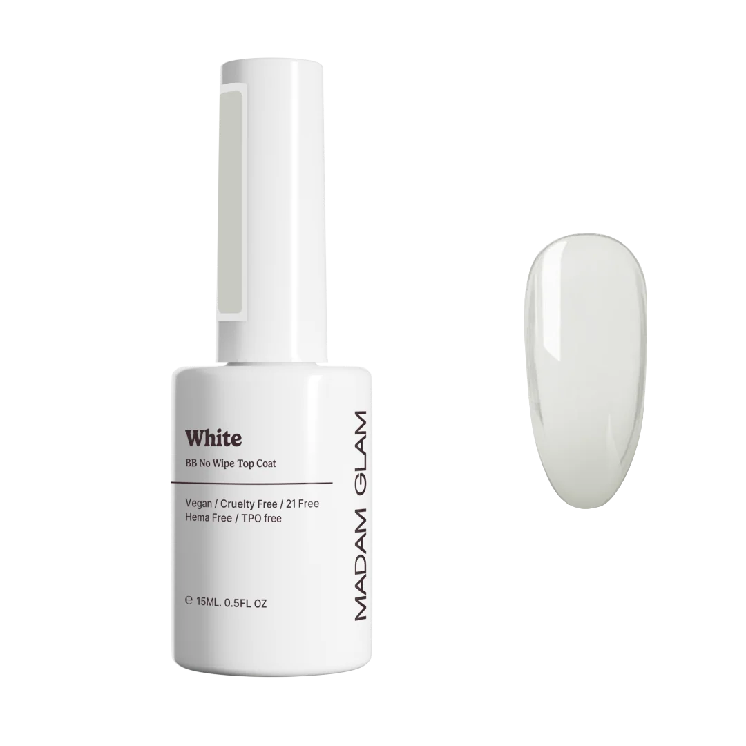 Fine White BB No Wipe Top Coat Trusted