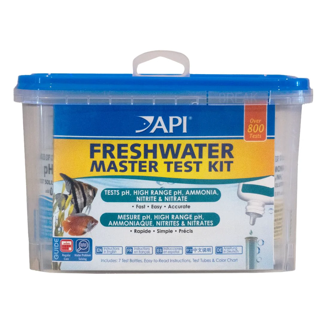 Artisan API Freshwater Master Test Kit 800-Test for Freshwater Aquariums Flexible