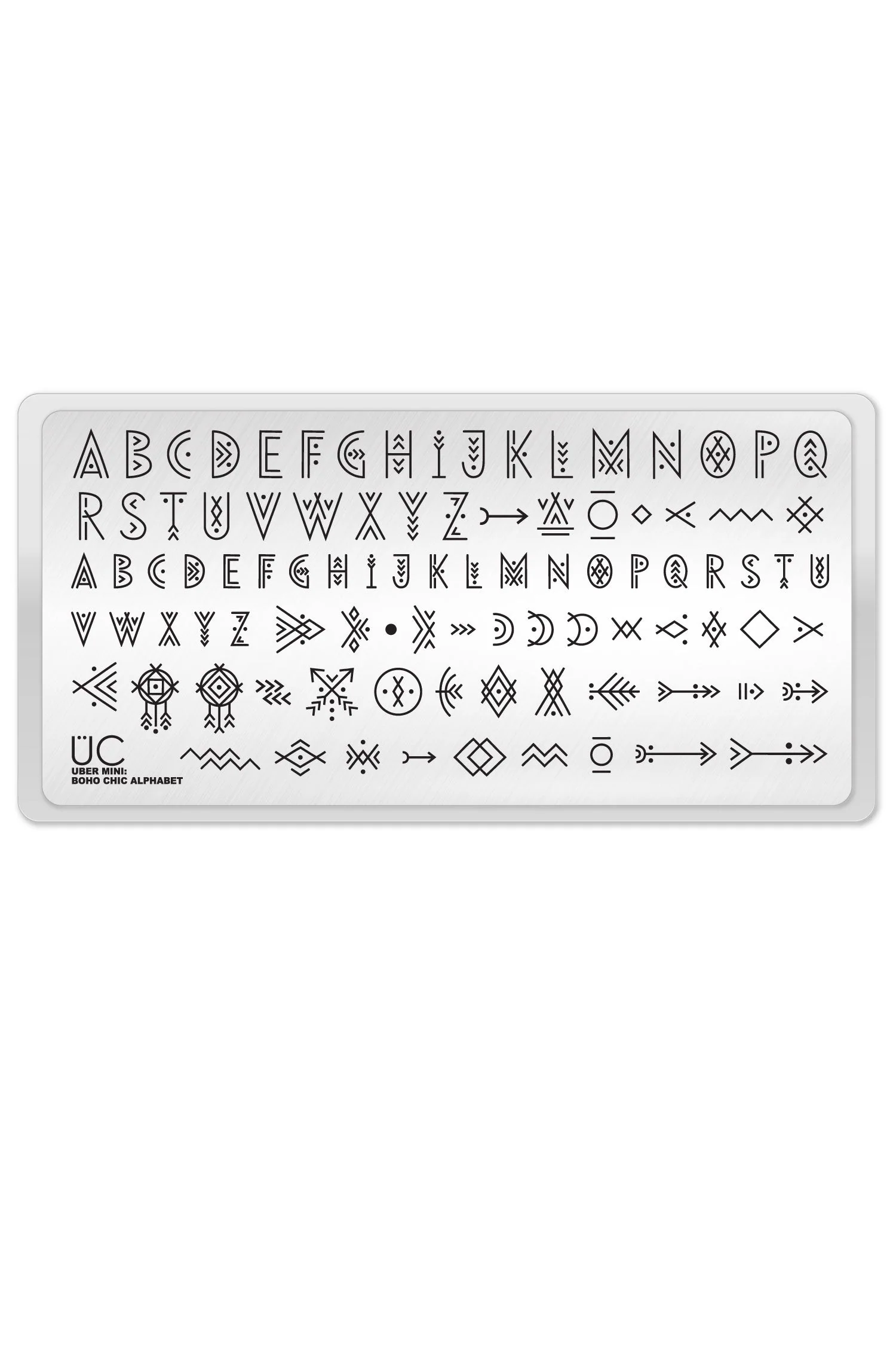Genuine Boho Chic Alphabet Responsible