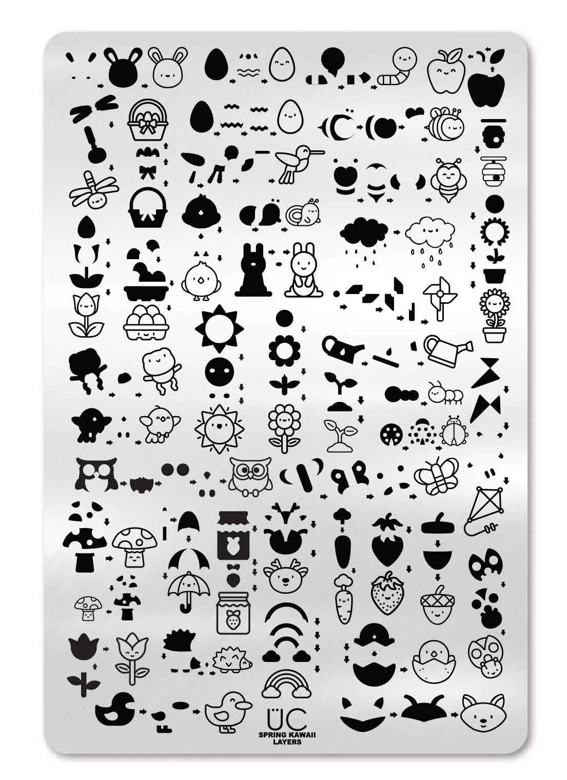 Detailed Spring Kawaii Layers Modern