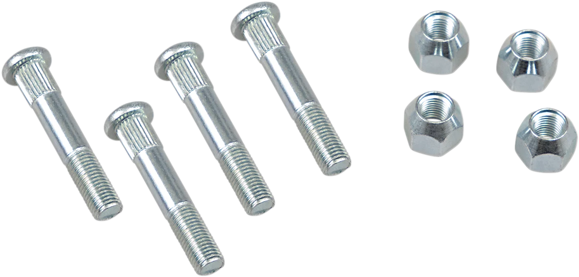 Breathable MOOSE RACING Wheel Stud Nut Kit - Front Rear 85-1089 First-Class