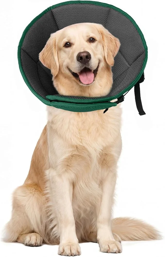 Breathable Dog Cone for Large Dogs After Surgery Soft Dog Cone Collar for Dogs to Stop Pure