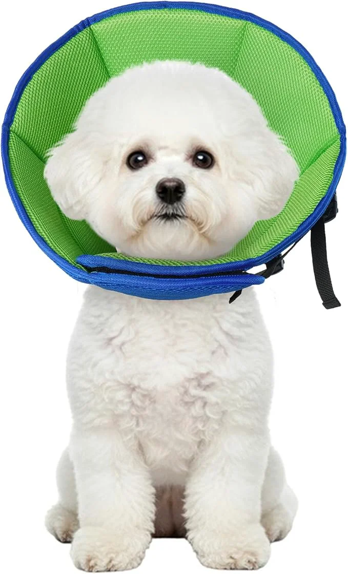 High-Grade Dog Cone Collar After Surgery Adjustable Soft Recovery Cone Organic