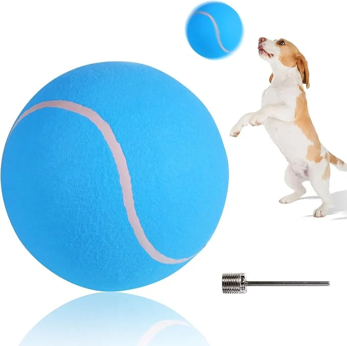 Durable susu wuwu Giant Tennis Ball for Dogs Yellow Big Tennis Ball for Dog Birthday Carefully Designed