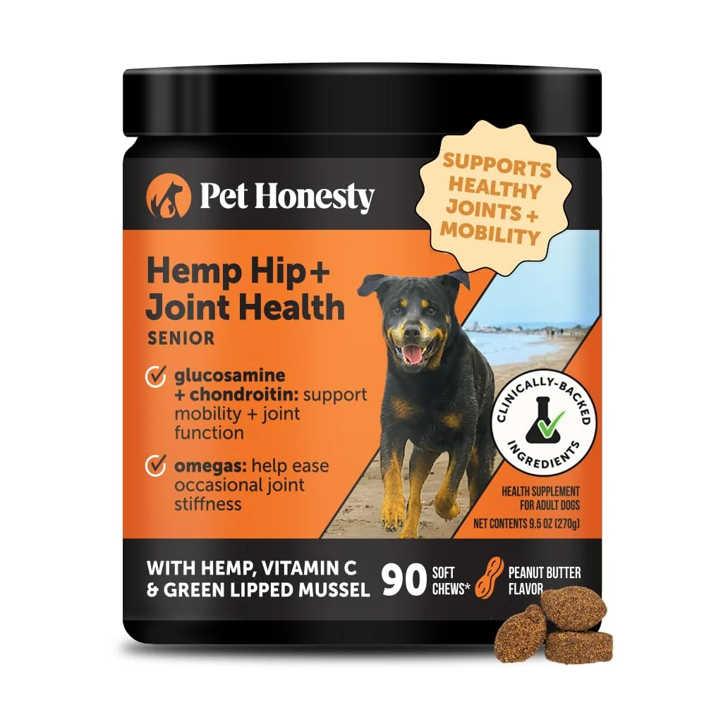 Specialty Pet Honesty Senior Hemp Hip Joint Support for Dogs – Peanut Butter Fashionable