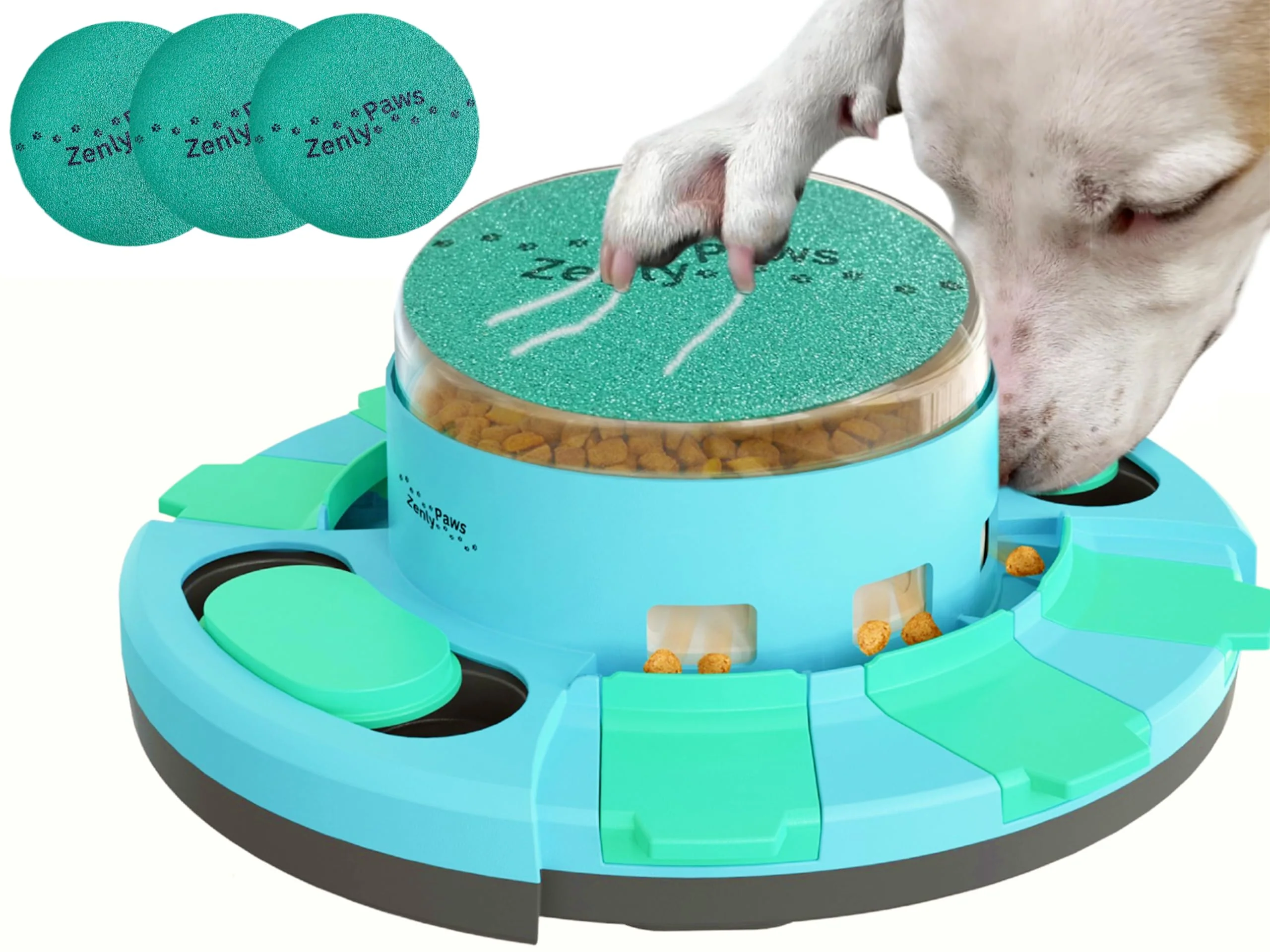Casual Zenly Paws Nail File Toy — Puzzle Scratch Board Treat Dispenser Nail Care for Dogs Elite