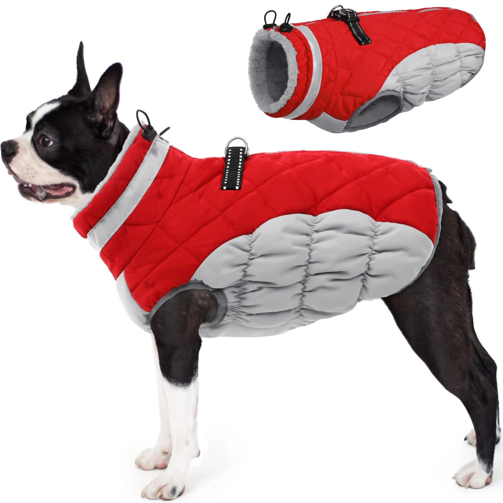 Responsible AOFITEE Dog Coat - Warm Winter Jacket with Reflective Trim Dual D-Rings Versatile