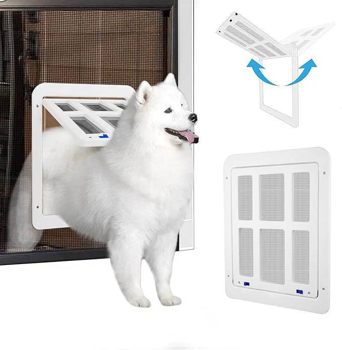 Prestigious NAMSAN Dog Screen Door Flap Opening 11.2 x 14.4 inches Dog Door First-Class