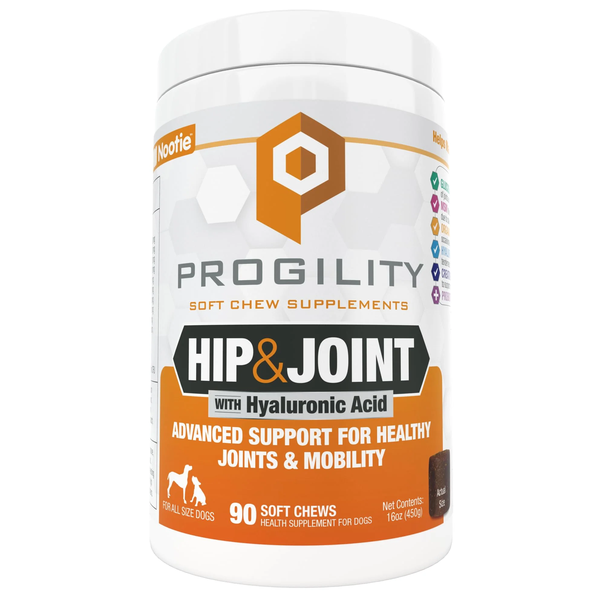 Fine Nootie Progility Hip Joint Supplement for Dogs Glucosamine Chondroitin Probiotic Prestigious