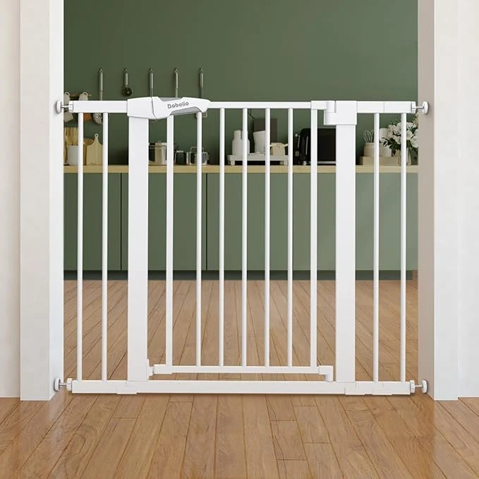 Top-Quality BABELIO Safety Gate Door Fits for Stairs Narrow and Wide Doorways Crafted