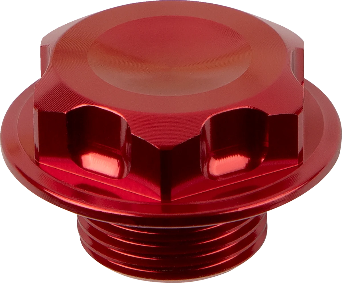Responsible MOOSE RACING Steering Stem Nut - Red C23-5241R High-Quality