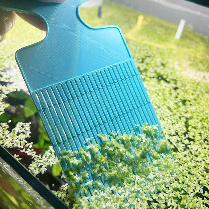 Versatile Aquarium Duckweed Removal Tool 6.5 x 3 inch Floating Plant Comb Spatula Sustainable