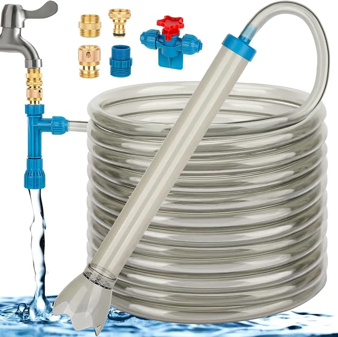Unique fishkeeper 50FT Aquarium Gravel Vacuum Water Changer Smooth