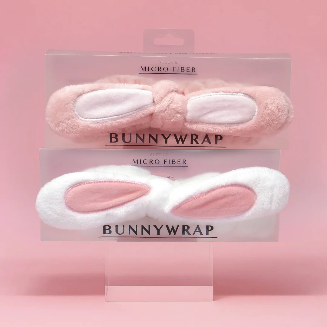 Innovative Double the Fluff Microfiber Bunnywrap Headband Duo Premium
