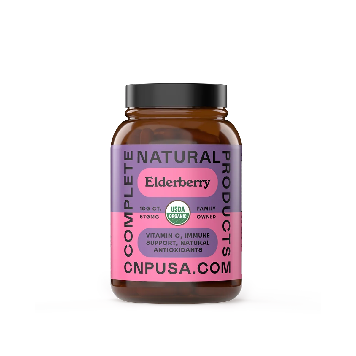 Pure Organic Elderberry Capsules Durable