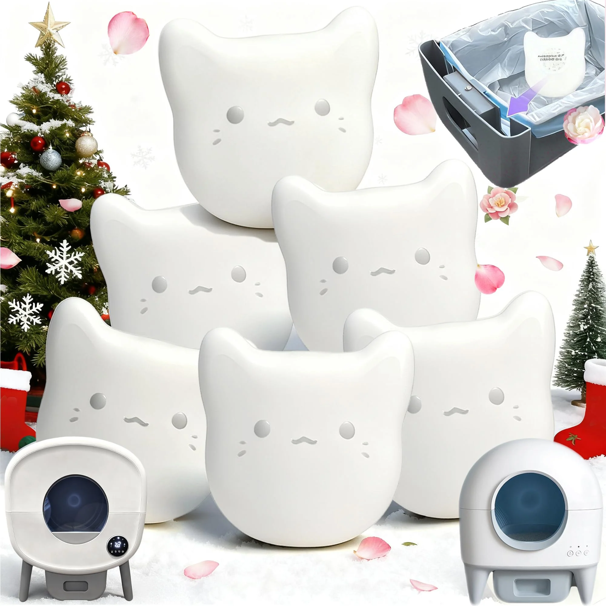 High-Performance PurifyLogix 6PCS Deodorizing Pods for Litter Boxes – Camellia Scent Advanced
