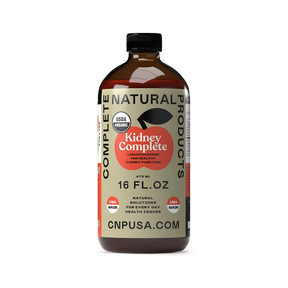 Safe Kidney Complete - 16oz Glass Bottle Lightweight