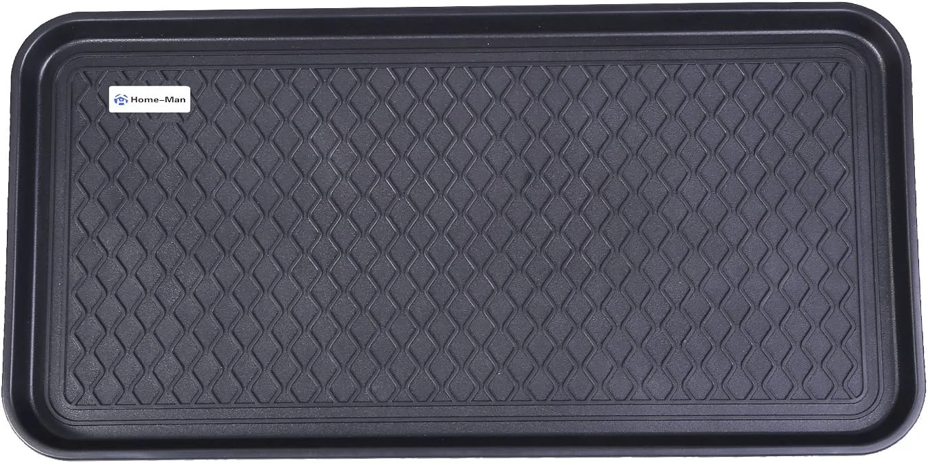 Certified Multi-Purpose Boot Tray Mat Pet Bowl Tray Dog Bowl Mat Boot Tray for Entryway Waterproof Trays for Indoor and Outdoor Floor Protection 30 x 15 Large Top-Quality