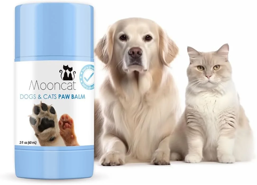 Smart Mooncat Cat Paw Balm Cat-Specific Paw Nose Moisturizer for Dry Cracked Pads Fast Absorbing Lick Safe Natural Botanical Care Non Greasy Fragrance Protection Repair - 2oz 60ml Casual