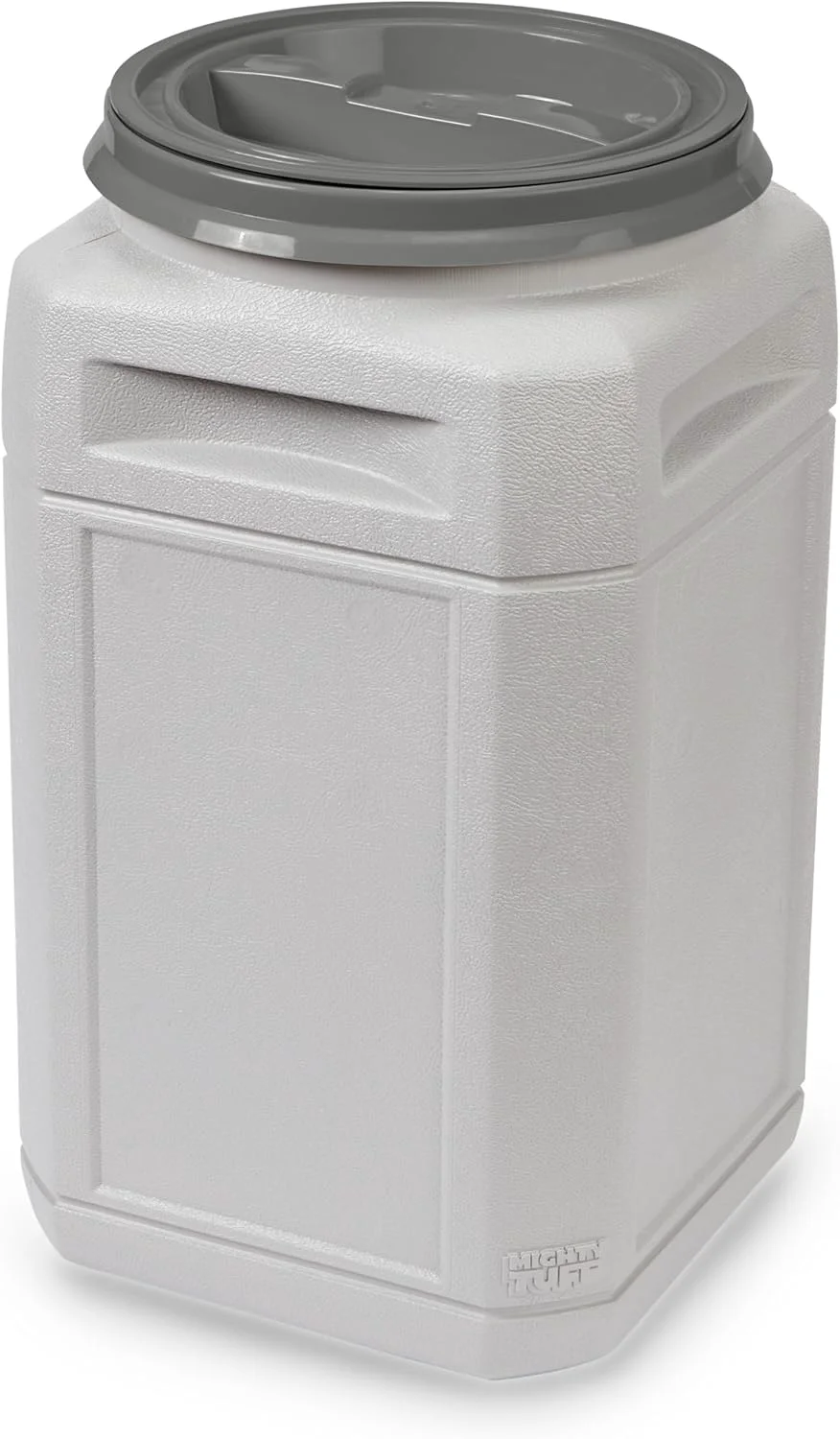 Fashionable Mighty Tuff Airtight Dog Food Storage Container – 13 Gal up to 54 lb Capacity – Cat and Dog Food Container with Twist Lid Handles – BPA- Made in USA Casual