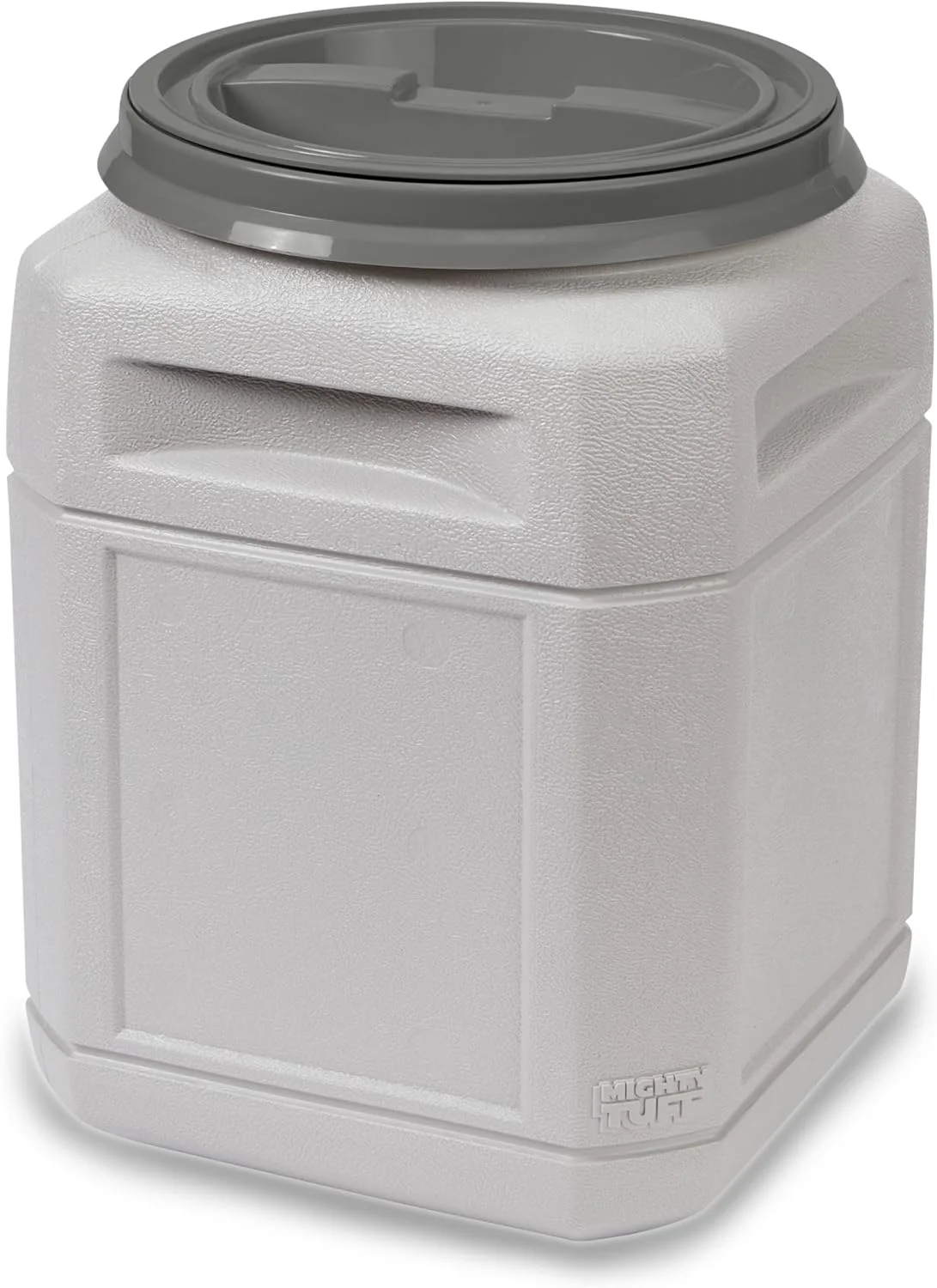 Premium Material Mighty Tuff Airtight Dog Food Storage Container – 10 Gal up to 40 lb Capacity – Cat and Dog Food Container with Twist Lid Handles – BPA- Made in USA Fashionable