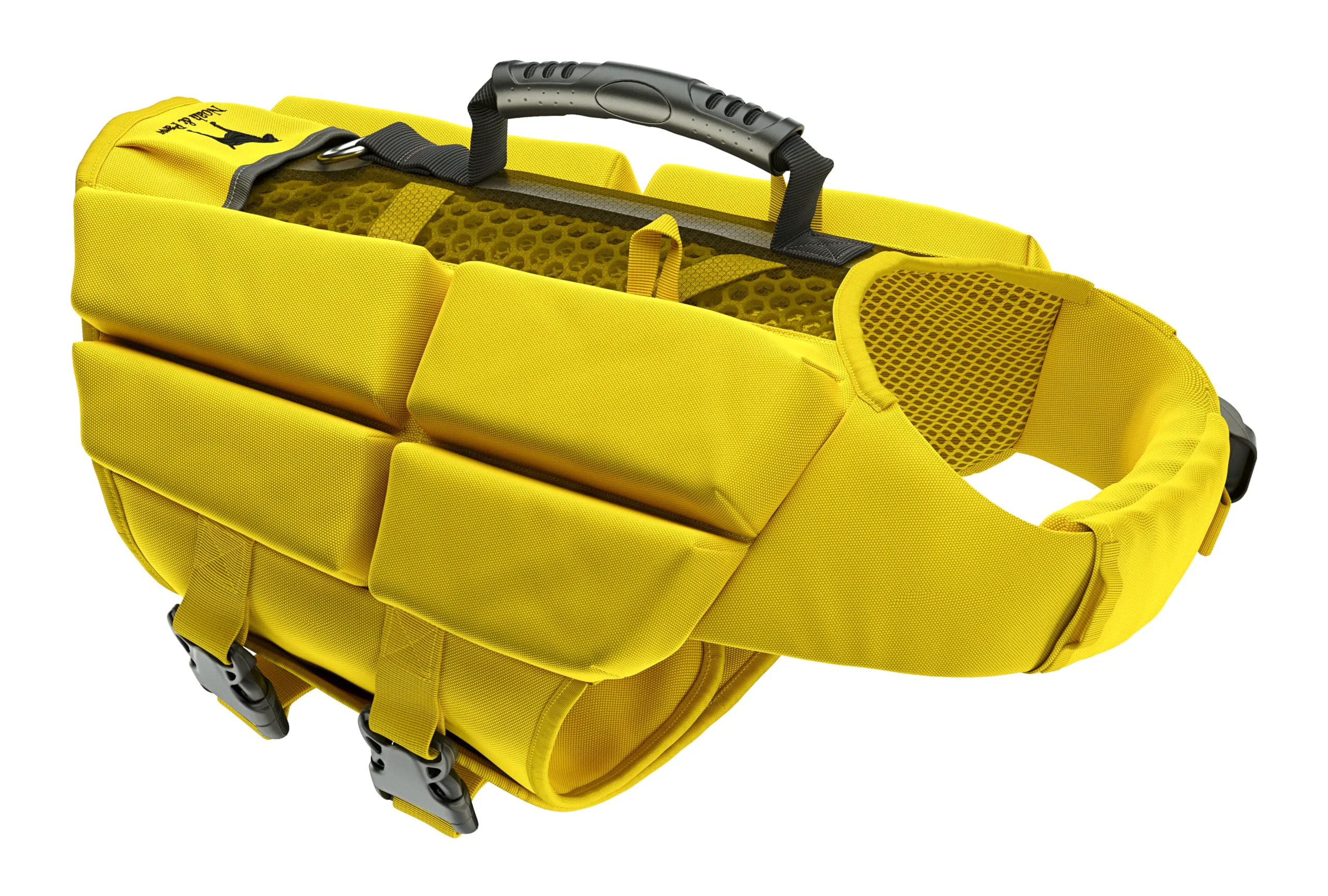 Official NOAH PAW Dog Life Jacket Size M — 3X Foam Breathable Mesh Handle Reflective Stripe Efficient