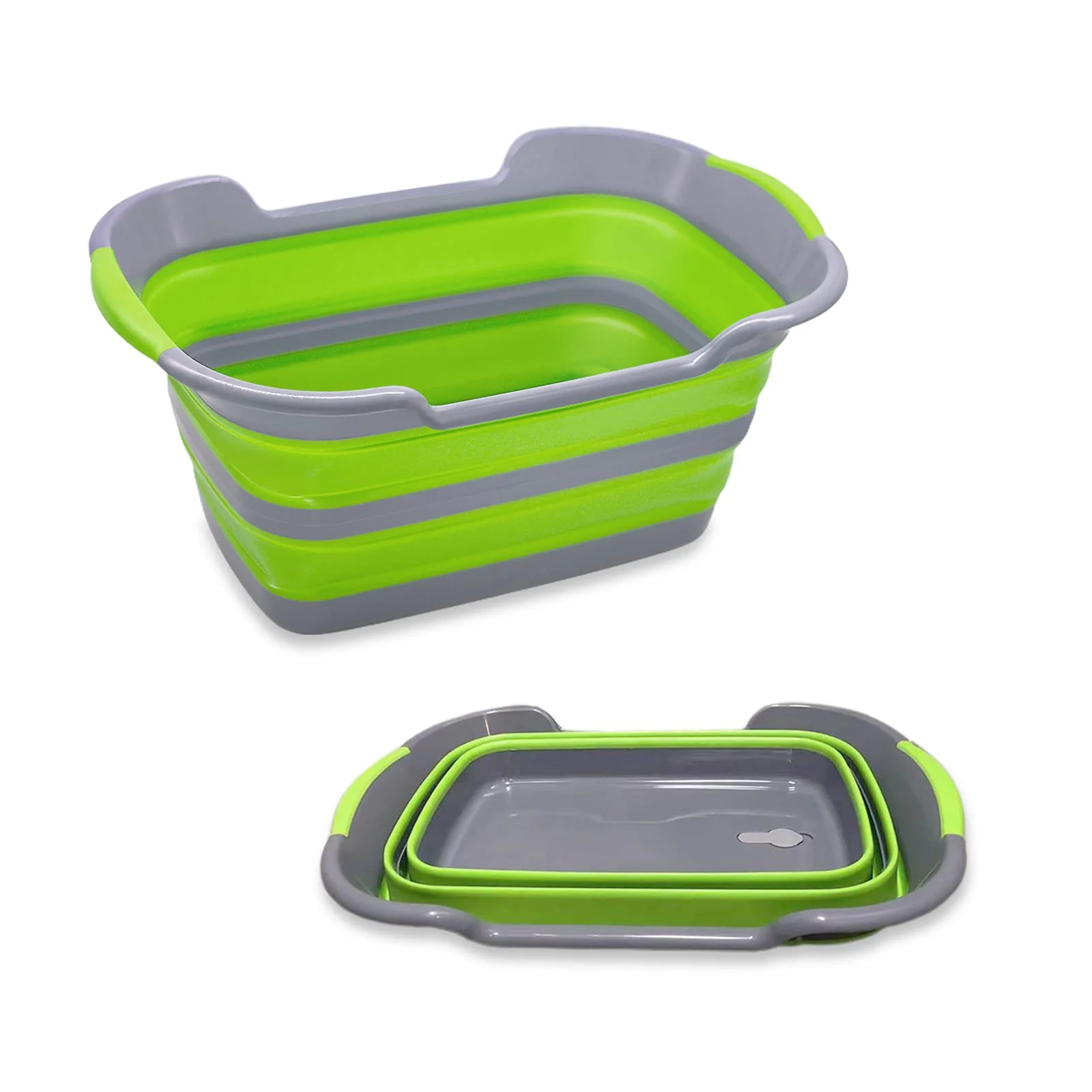 Authentic Goderewild Multipurpose Collapsible Pet Bathtub – 7.1 Gal Green Foldable Bathing Tub with Drain Top-Quality