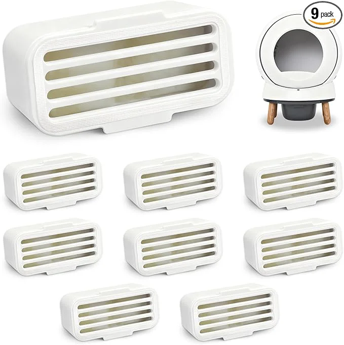 Reliable 9 Pcs Deodorizer Compatible with PetSafe Scoop SmartSpin Self-Cleaning Cat Litter Box HHOLOVE Self-Cleaning Cat Litter Box Natural Essential Oils Cat Friendly Odor Control Crafted