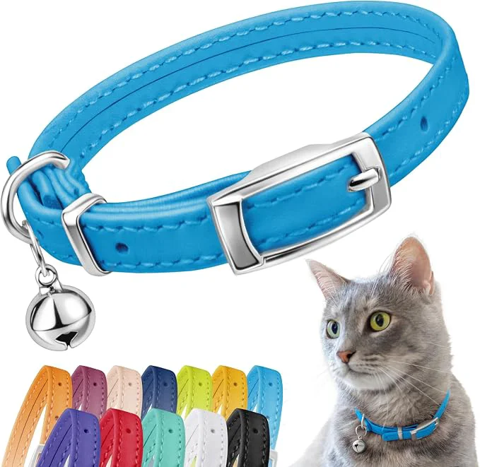 Carefully Designed CollarDirect Leather Cat Collar Comfortable
