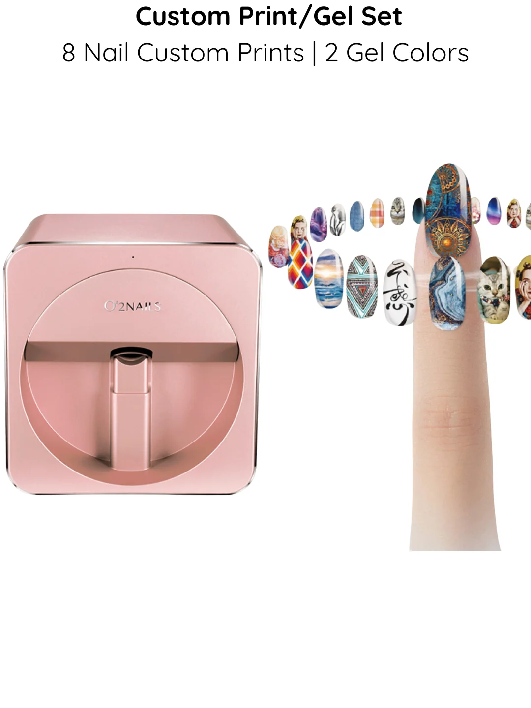 Elite DIY 8 Print Gel Set Press On Nails Valley Fair Mall Responsible