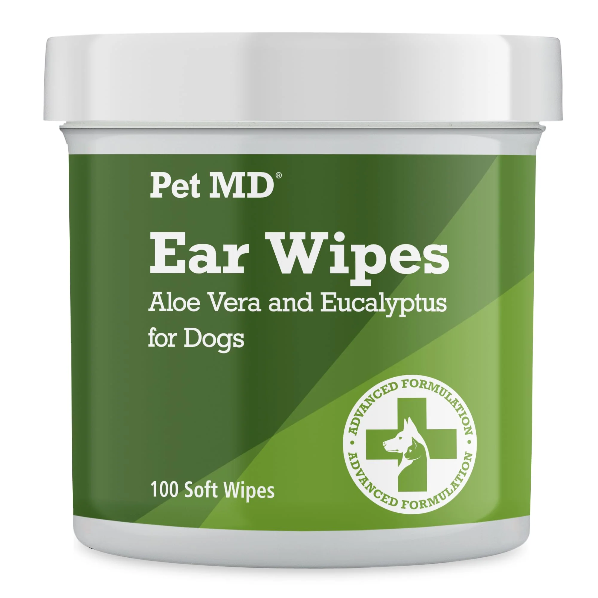 Trusted Pet MD Dog Ear Cleaner Wipes – Otic Cleanser for Itching Infections Aloe Eucalyptus 100 Count Versatile