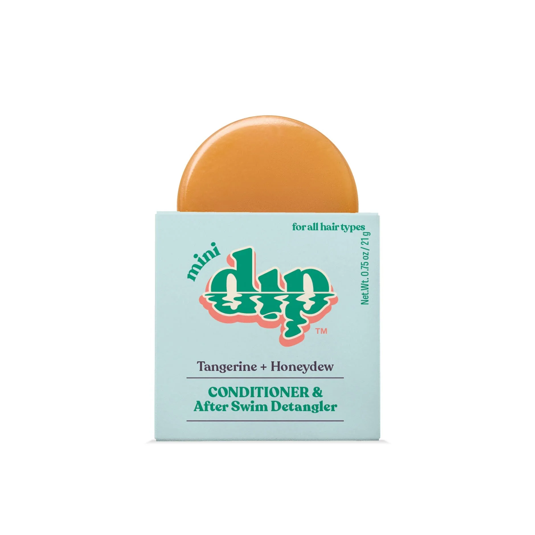 Top-Quality Mini Dip Conditioner After Swim Detangler - Tangerine Honeydew Recyclable