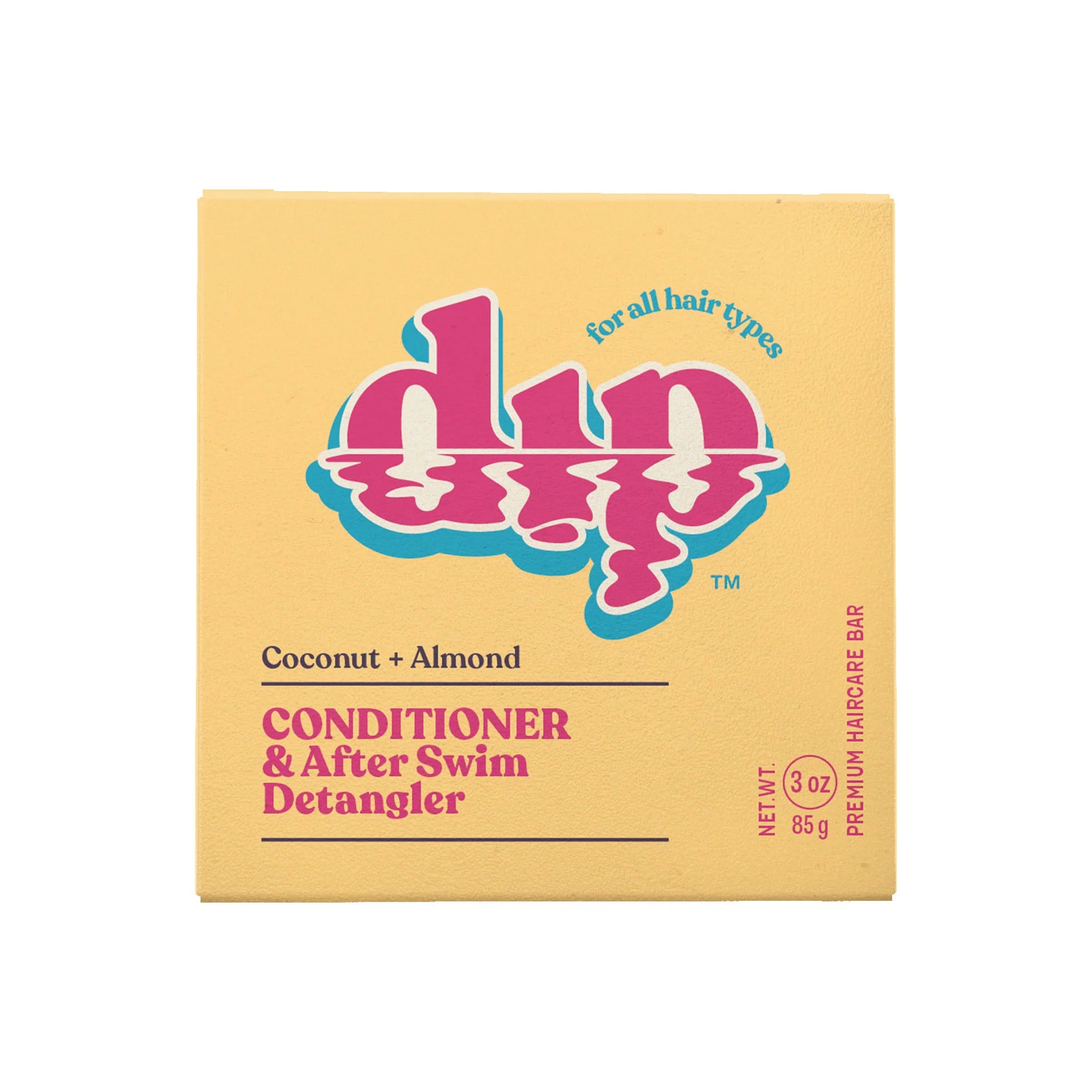 Sustainable Dip Conditioner Bar After Swim Detangler - Coconut Almond Next-Generation