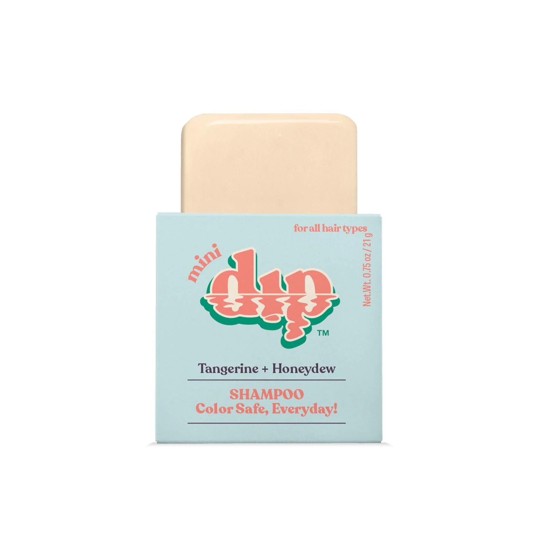 High-Grade Mini Dip Shampoo Bar Color Safe Everyday - Tangerine Honeydew Clean