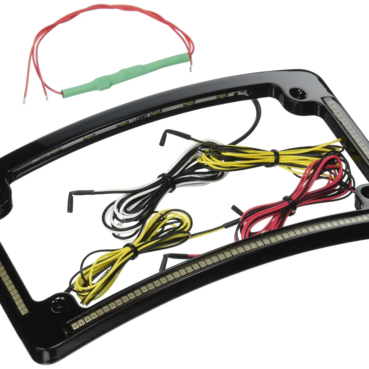 Breathable Custom Dynamics - Lighted License Plate Frame - Radius - Black Effective