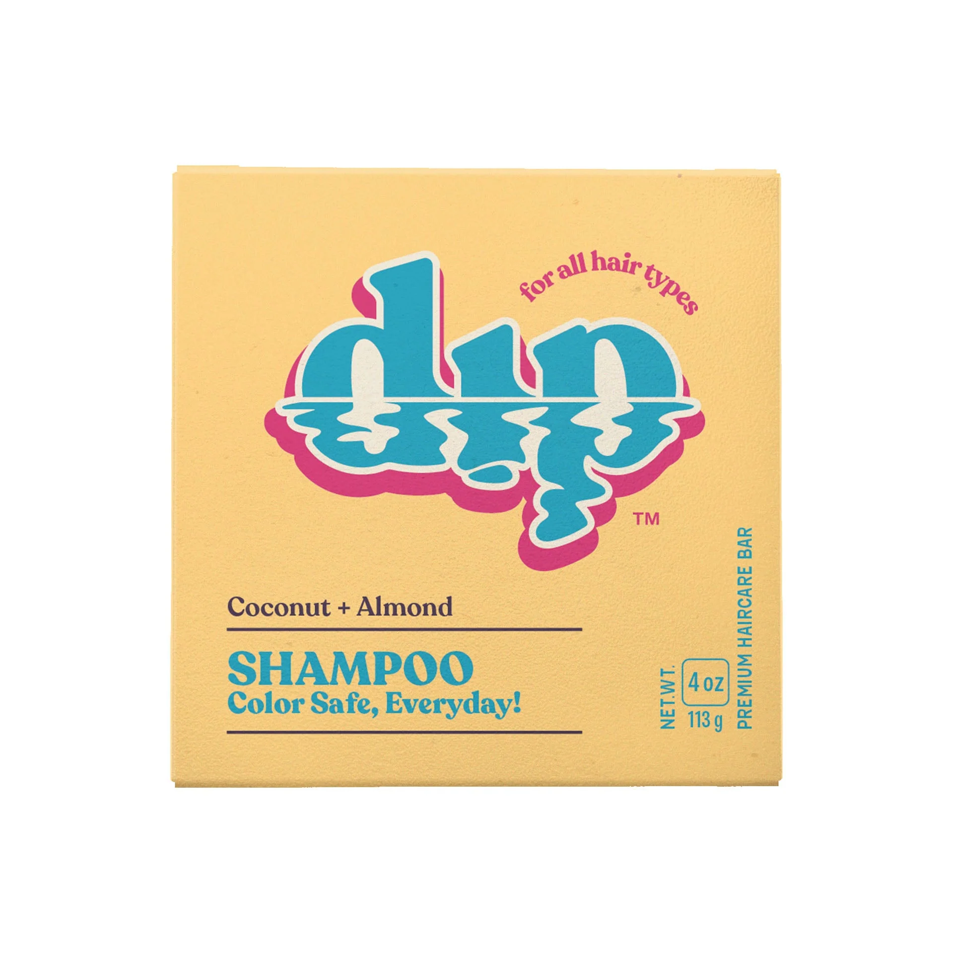 Detailed Dip Shampoo Bar Color Safe Everyday - Coconut Almond Optimized