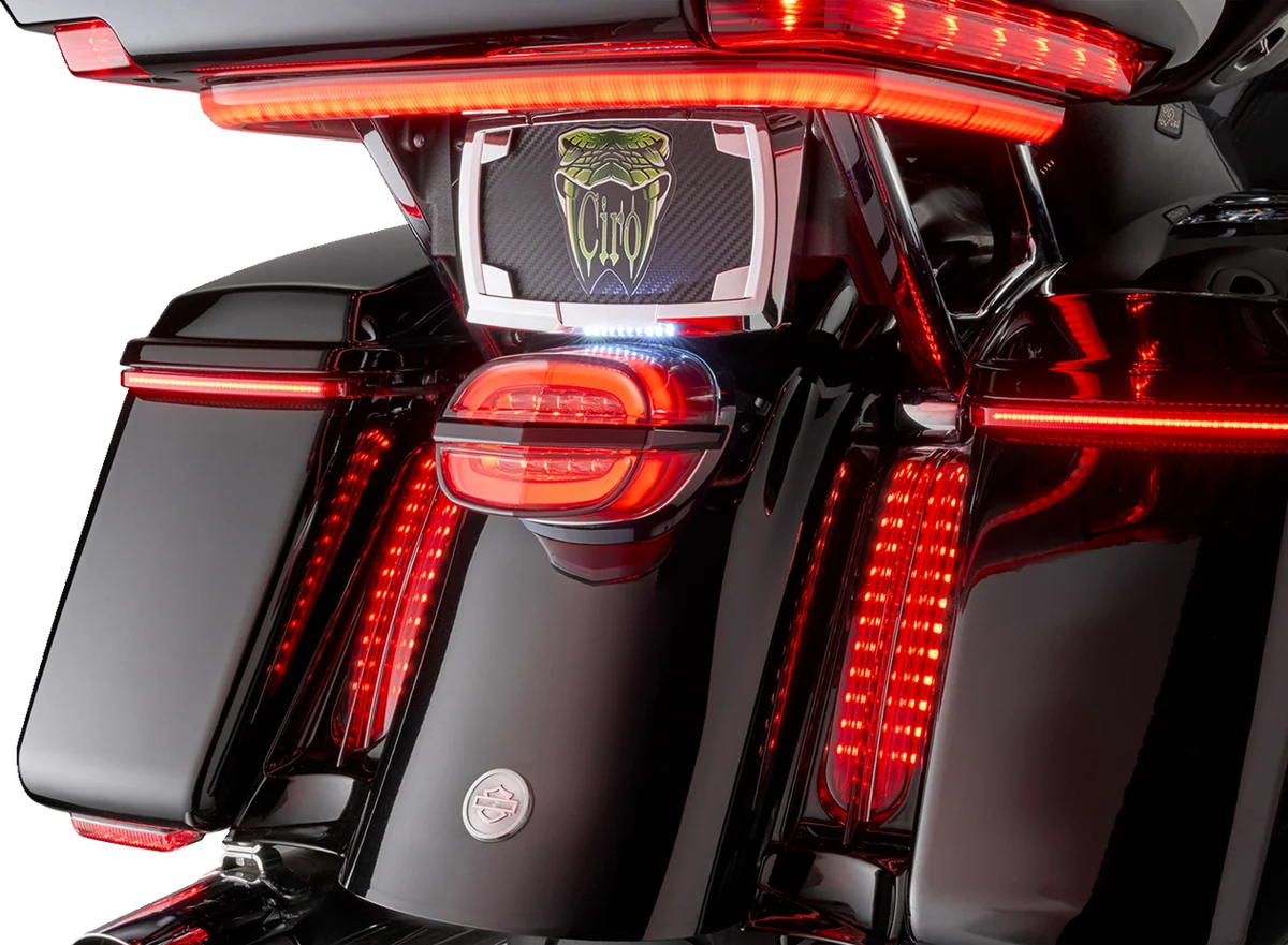 Trusted CIRO Taillight - Smoke Lens - with License Plate Light 40902 Minimalist
