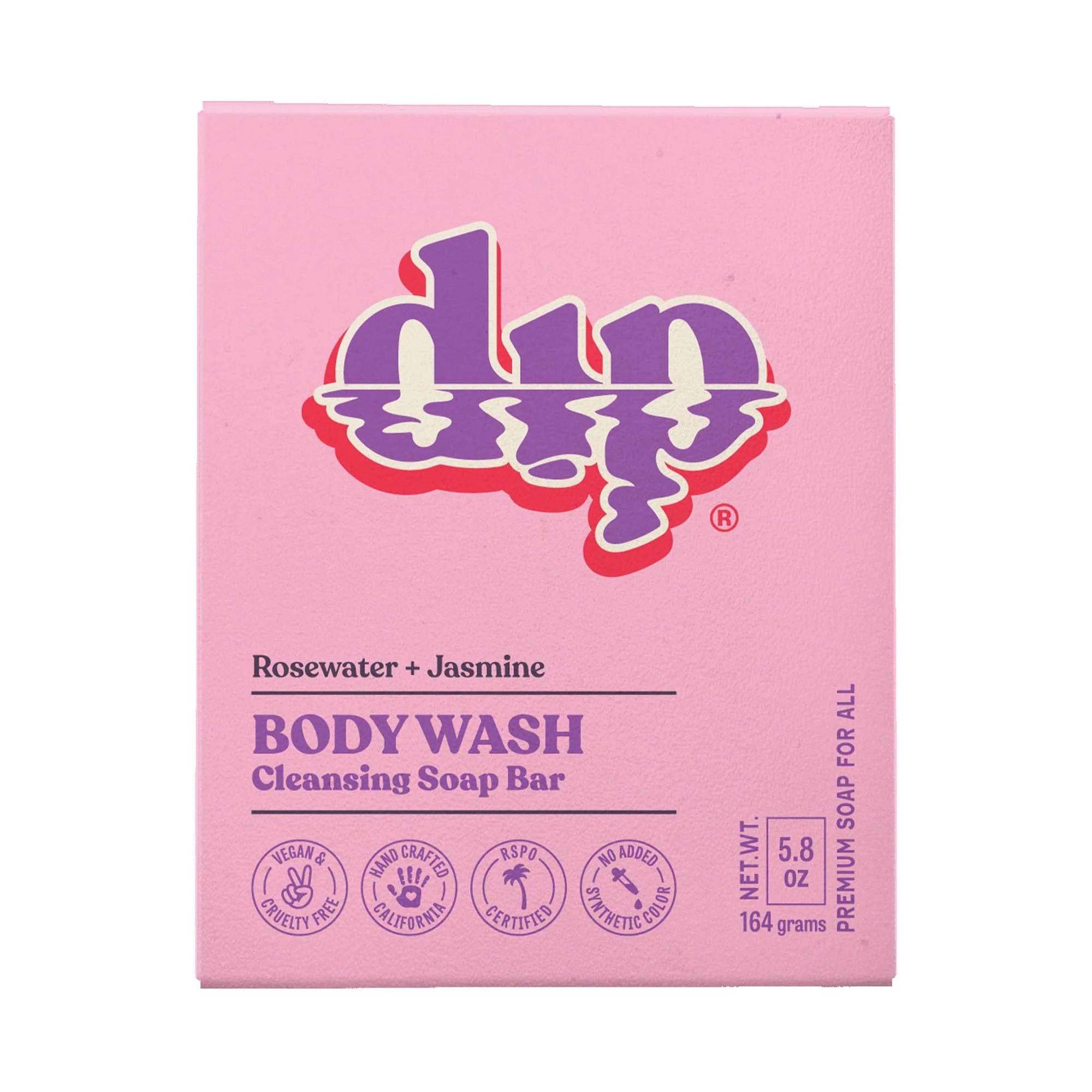 Detailed Dip Body Wash Cleansing Soap Bar - Rosewater Jasmine Trusted