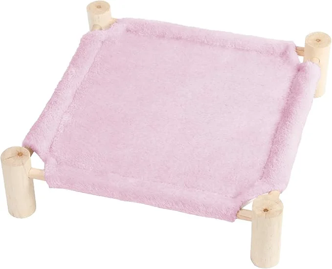 Modern Patas Lague Cat and Dog Hammock Bed for Small Dogs Brethable Wooden Cat Pet Rabbit d Outdoor Bed Cots Furniture for All Seasons Fleece PurpleAbout ThisOverview Solid