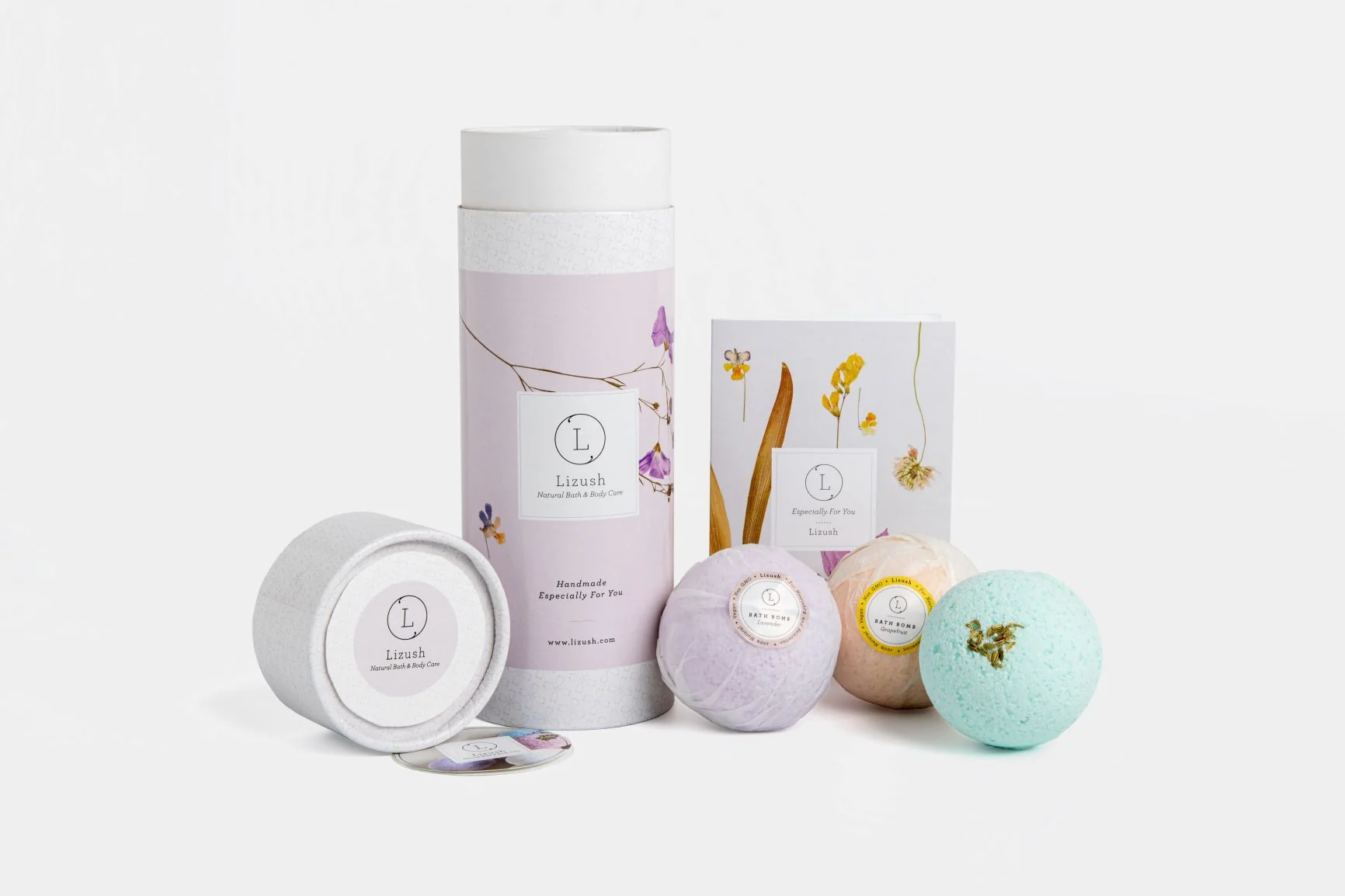 Smooth Natural Bath Bomb Gift Set – 3 Aromatherapy Bath Bombs Powerful
